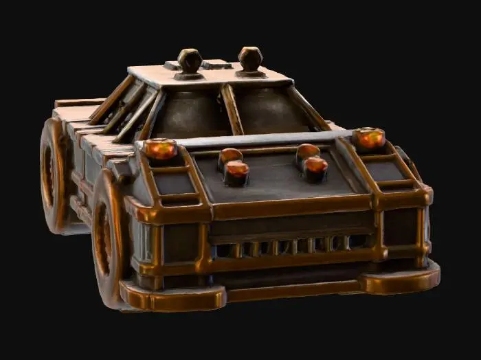 3D model for Armored Racer