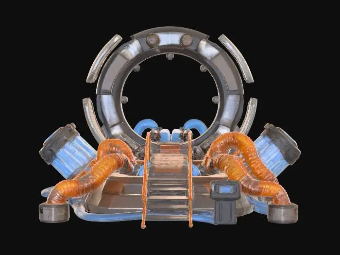 3D model for Futuristic StarGate Dimensinal Portal