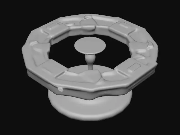 3D model for destroyed car