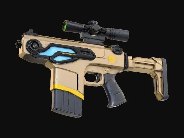 3D model for Pulse Rifle XTC-DUALITY