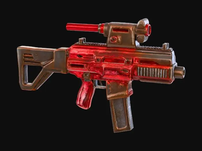 3D model for Futuristic Blaster Mk1