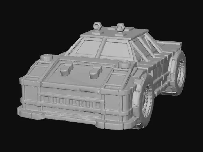 3D model for Armored Racer