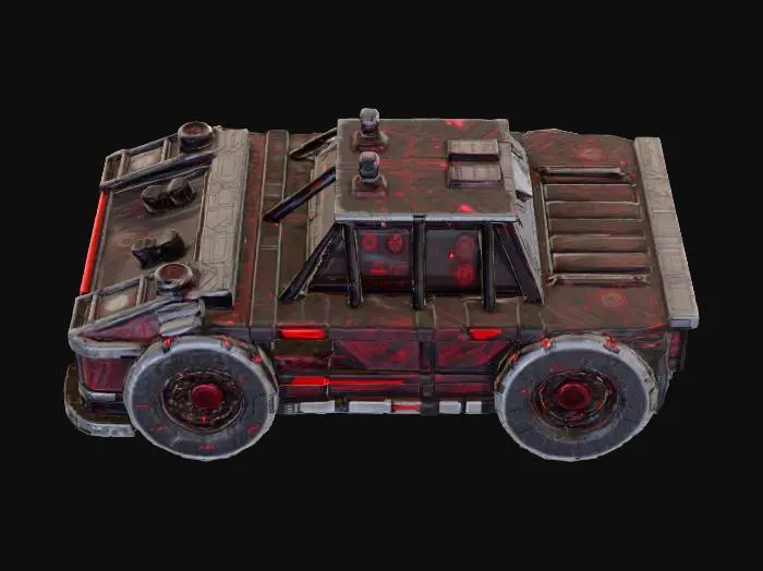 3D model for Armored Racer