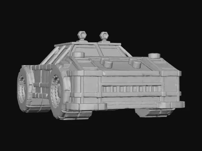 3D model for Armored Racer