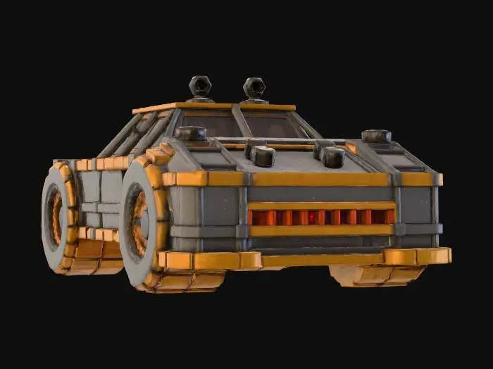 3D model for Armored Racer