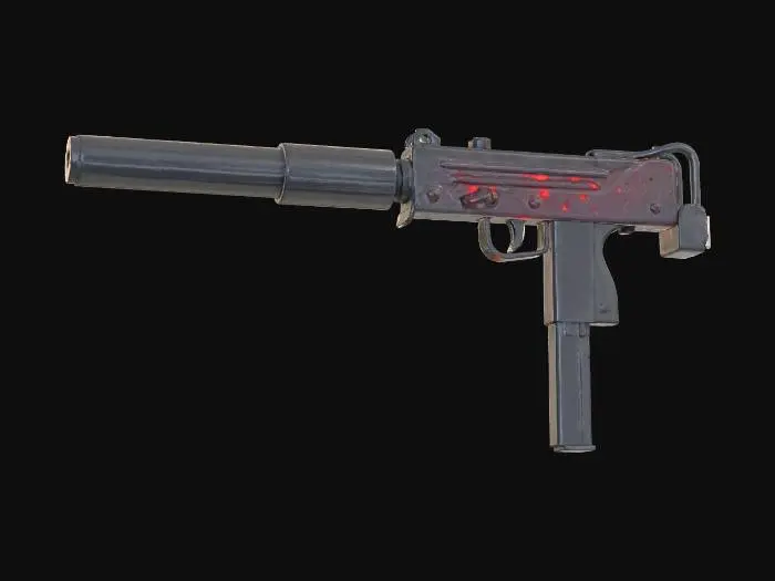 3D model for Silenced Uzi Vector