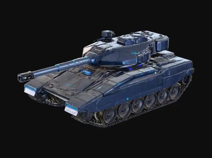 3D model for Futuristic Battle Tank