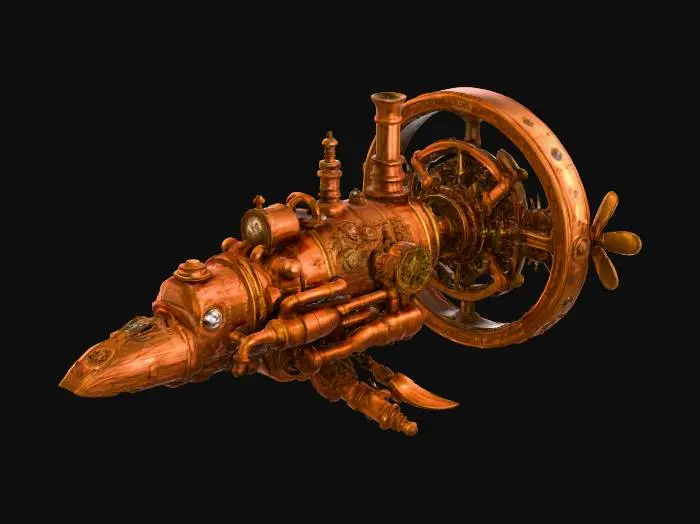 3D model for Steampunk Voyager