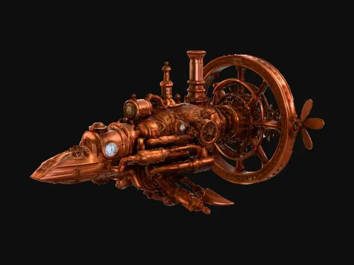 3D model for Steampunk Voyager