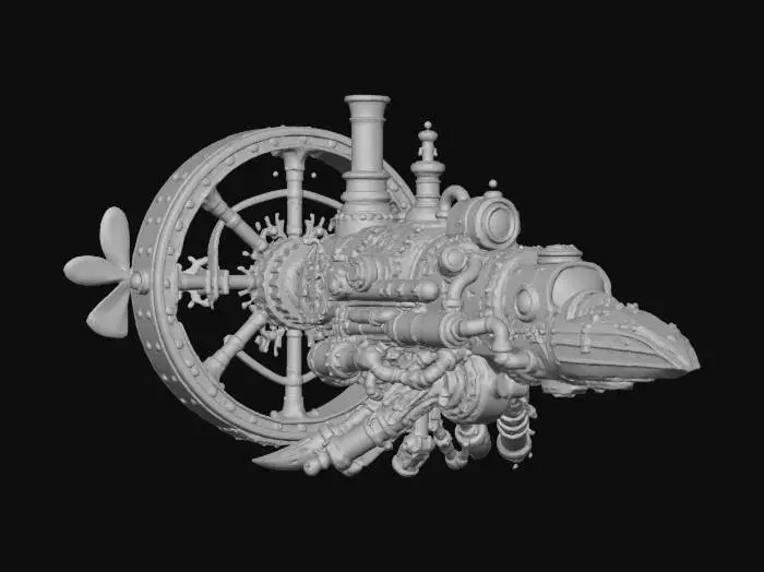 3D model for Steampunk Voyager