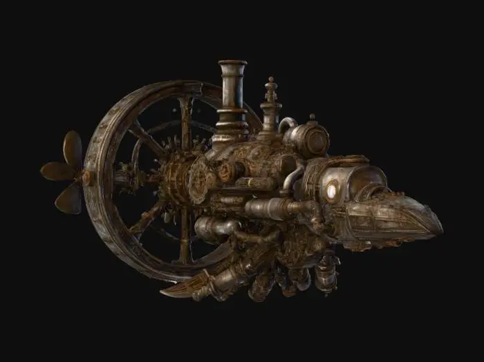 3D model for Steampunk Voyager