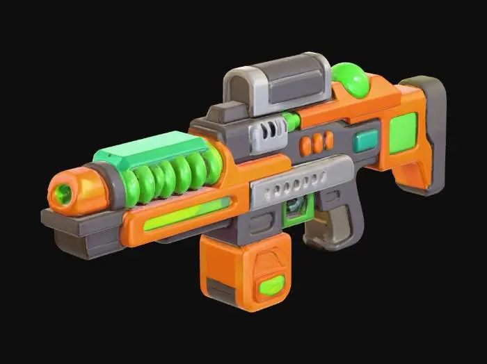 3D model for Neon Blaster X-C0rE