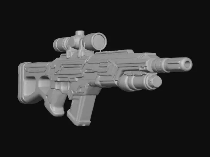 3D model for Neon Phaser Rifle
