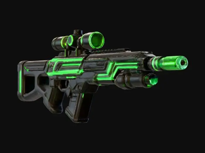 3D model for Neon Phaser Rifle