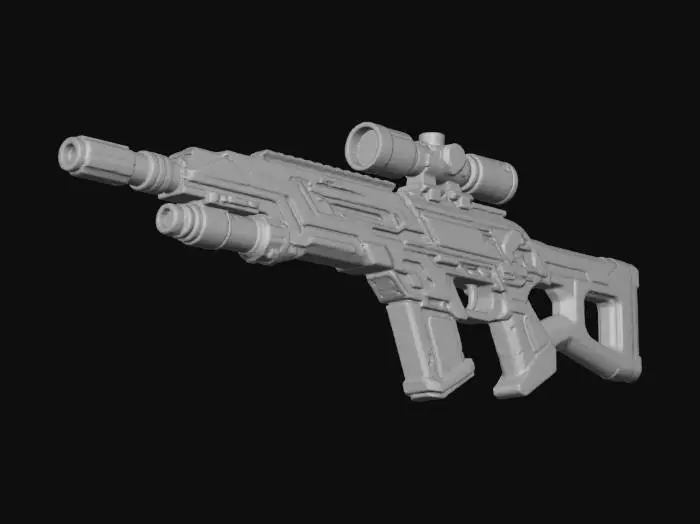 3D model for Neon Phaser Rifle