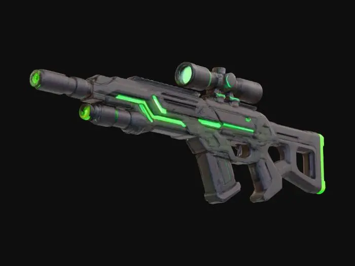 3D model for Neon Phaser Rifle