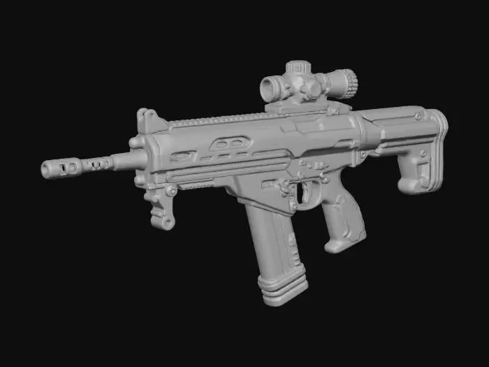 3D model for Neon Tactical Rifle