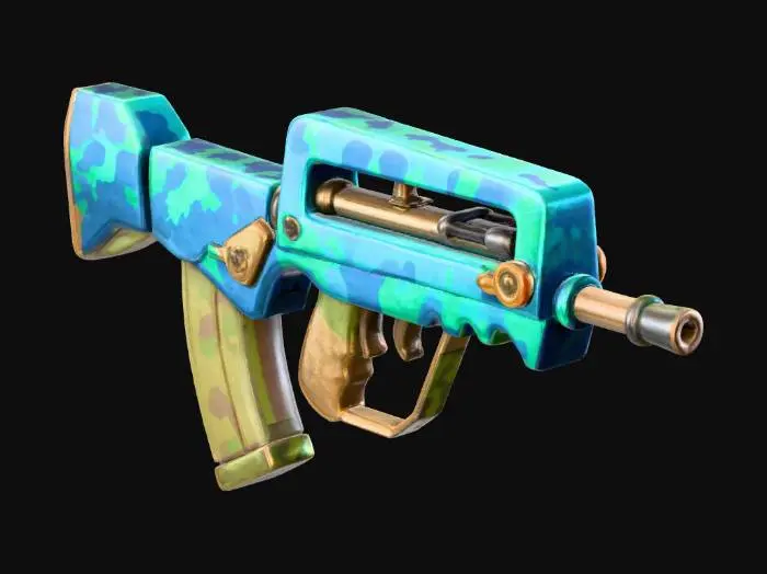 3D model for Cyberpunk-Famas-X-Rifle