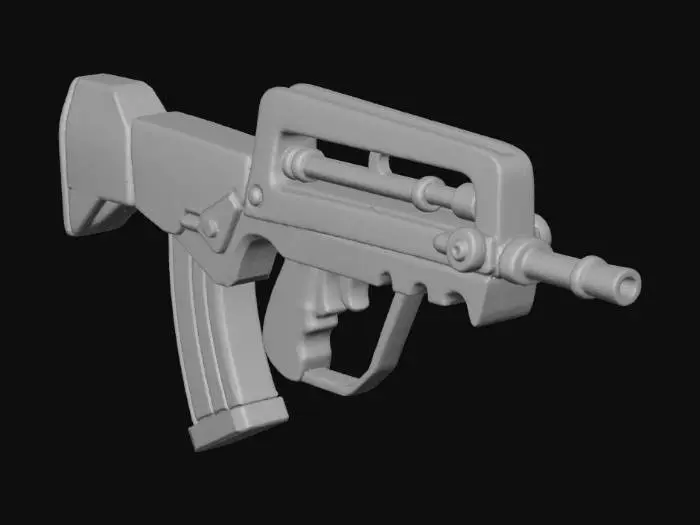 3D model for Cyberpunk-Famas-X-Rifle