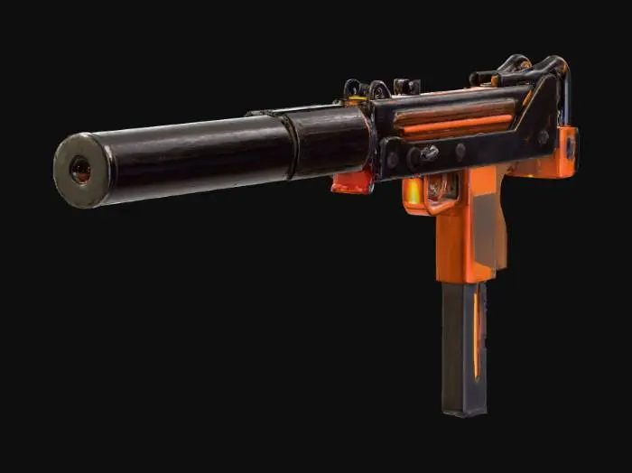 3D model for Silenced Uzi Vector