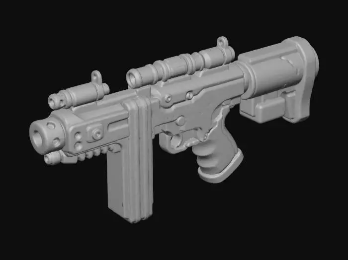 3D model for Blaster_DESTRUCTUS_X