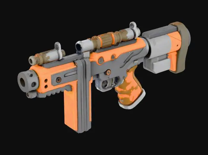 3D model for Blaster_DESTRUCTUS_X