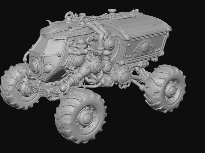 3D model for Steampunk e.-X-.plorer