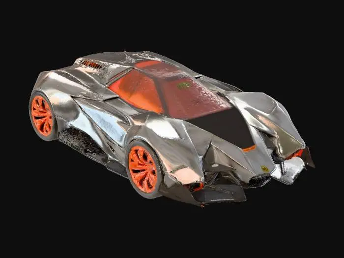 3D model for Futuristic Supercar