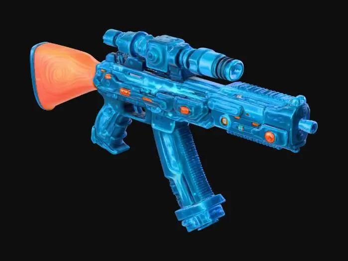 3D model for Cyber Rifle -X-