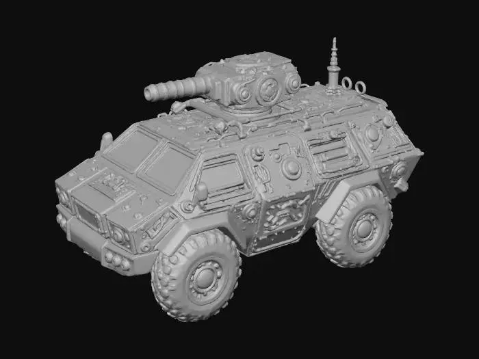 3D model for Steampunk Armored Vehicle
