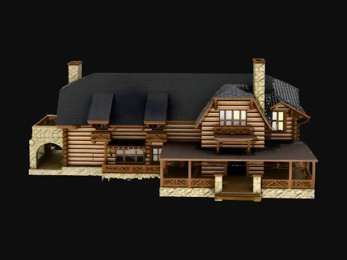 3D model for The Rustic Lodge