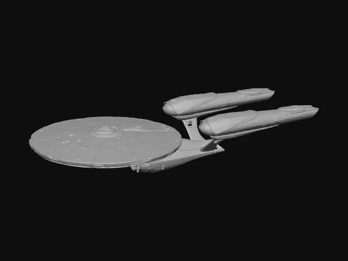 3D model for Starship NCC-1701