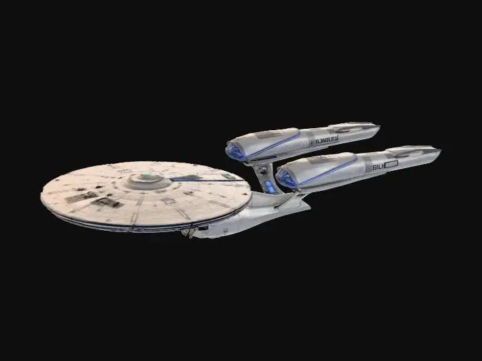 3D model for Starship NCC-1701