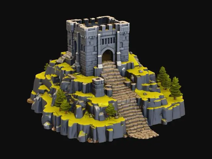 3D model for Fortress of Solitude