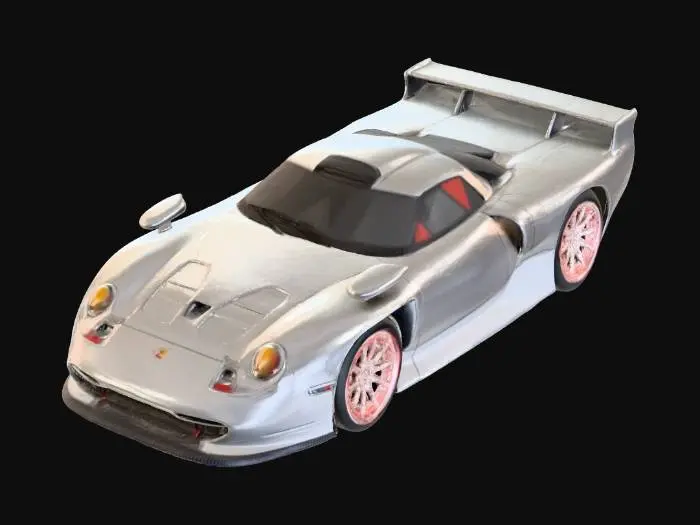 3D model for Silver Speedster, #Thanksgiving#