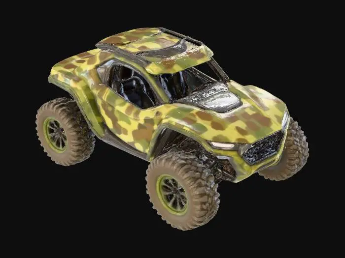 3D model for Desert Camo Buggy, #Thanksgiving#
