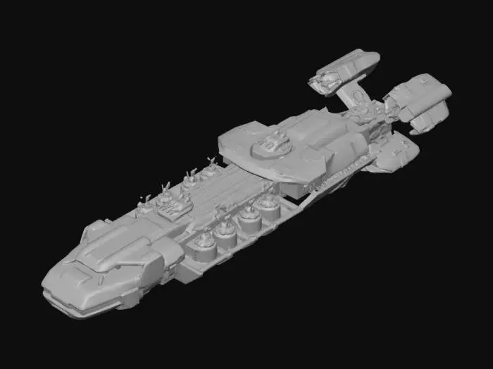 3D model for Starship Odyssey, #Thanksgiving#