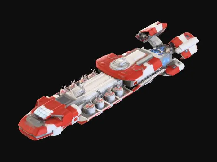 3D model for Starship Odyssey, #Thanksgiving#