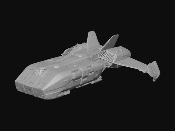 3D model for Emerald Voyager Spaceflyer