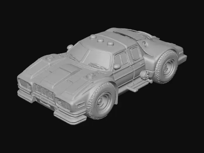 3D model for Camo Rally Car