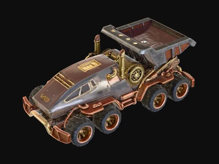 3D model for Steampunk Truck Explorer