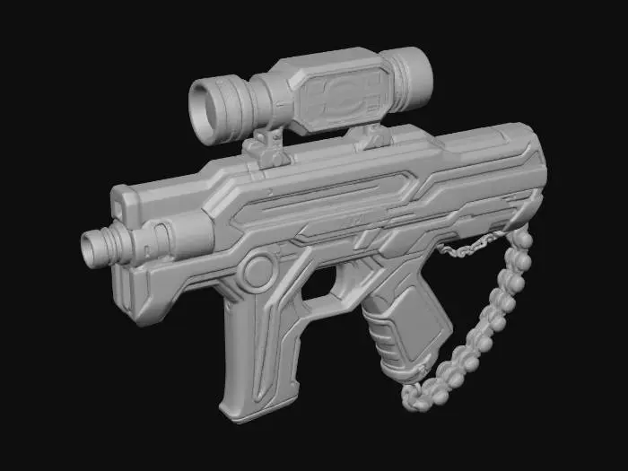 3D model for Neon Pulse Blaster, #Christmas2025#