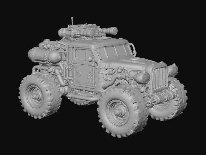 3D model for Steampunk Offroader, #Christmas2025#