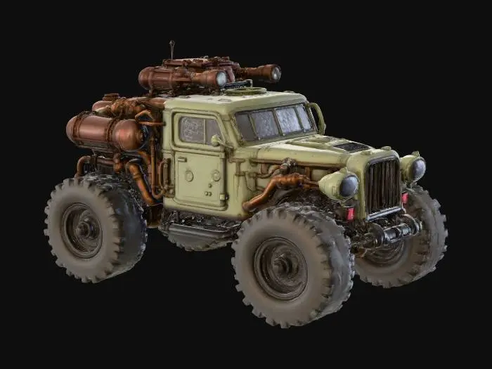 3D model for Steampunk Offroader, #Christmas2025#