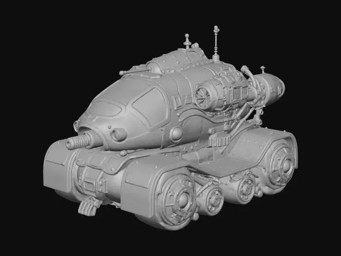 3D model for Rusty Rover