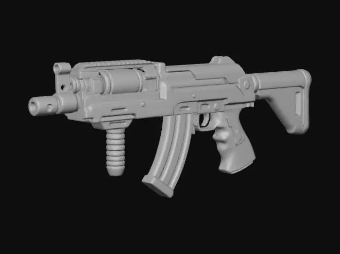 3D model for Futuristic Plasma Rifle