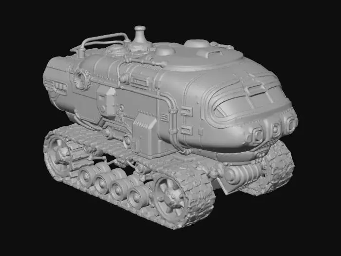 3D model for Futuristic Explorer Rover