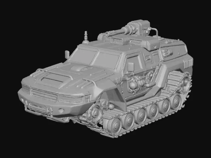 3D model for Armored Vanguard X