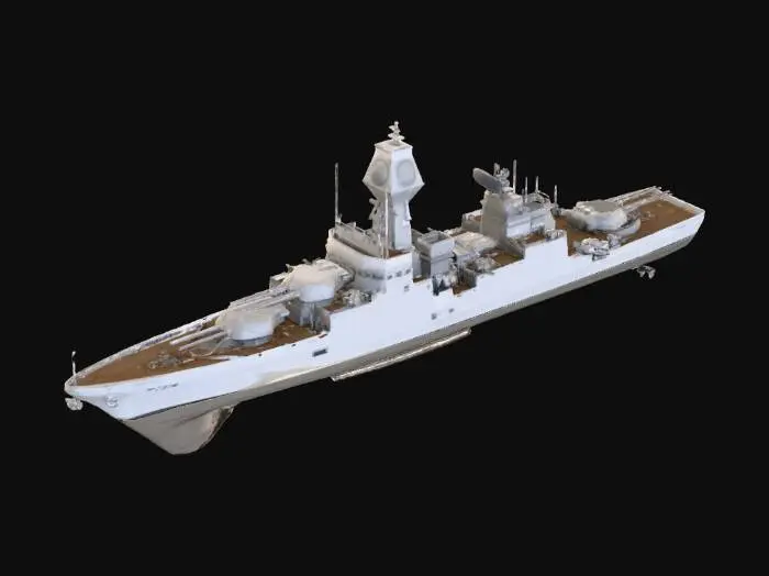 3D model for Modern Naval Vessel