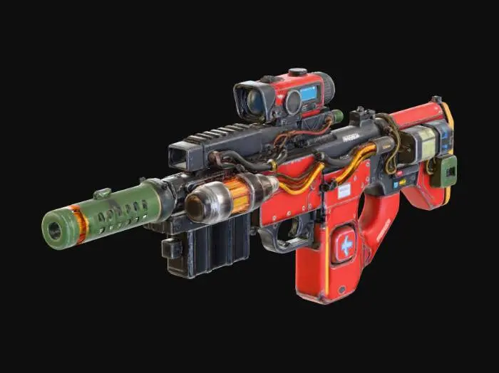 3D model for Health X Rifle